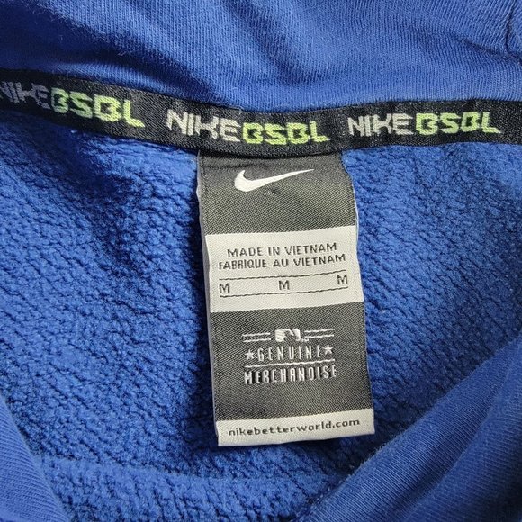 Nike Los Angeles Dodgers Adults Medium Blue Pullover Hoodie Sweater Baseball - Picture 4 of 12